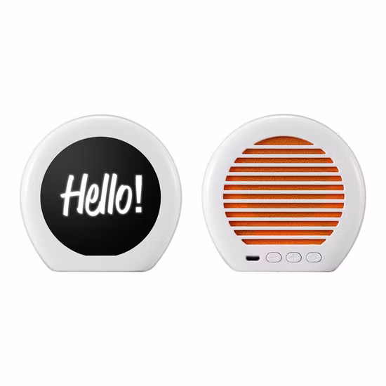Portable Wireless Audio Bluetooth Speaker with Light up Logo