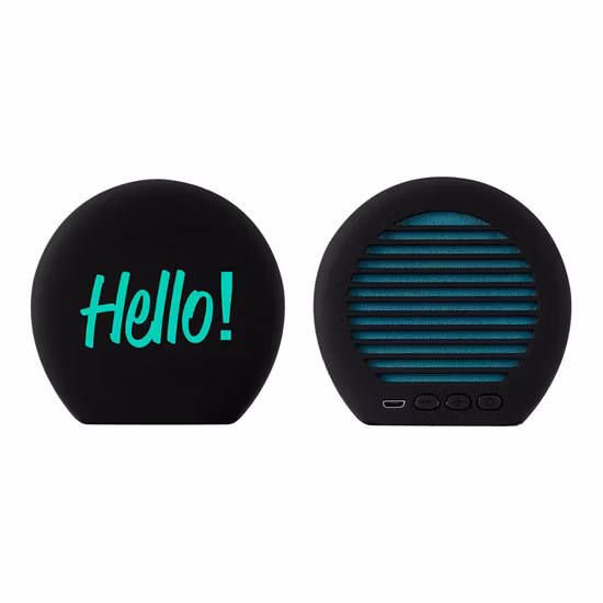 Portable Wireless Audio Bluetooth Speaker with Light up Logo