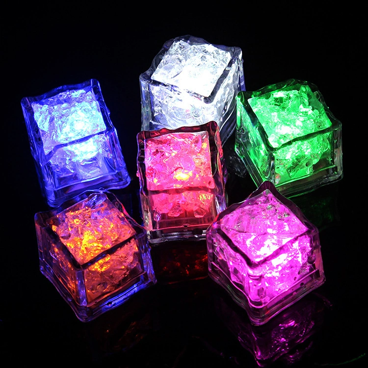 Water Activity LED Ice Cubes Glowing Party Lights /Bar Lights