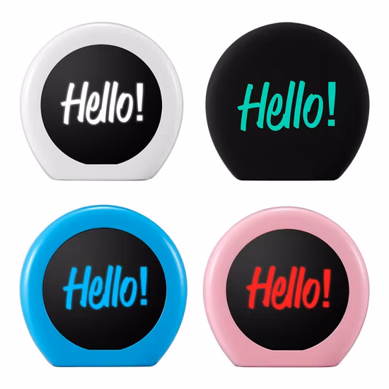 Portable Wireless Audio Bluetooth Speaker with Light up Logo