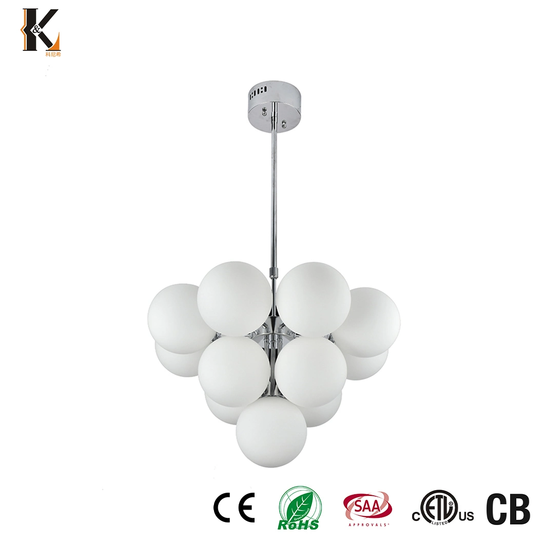 Glass Pendant Lamp Light Stainless Steel China Black Gold Brass Hanging Lamp Fixture LED Glass Ball Pendant Lights