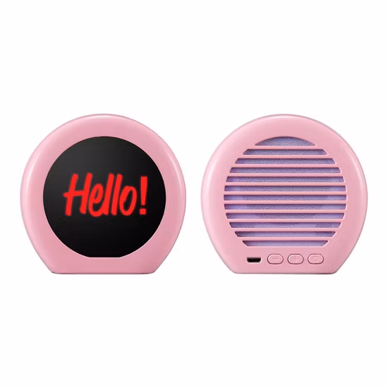 Portable Wireless Audio Bluetooth Speaker with Light up Logo