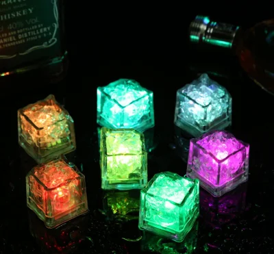 Los cubitos de hielo impermeables LED Bar Flash iluminan el bloque fluorescente