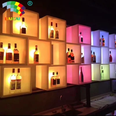 Muebles para el hogar LED que cambian de color de plástico
