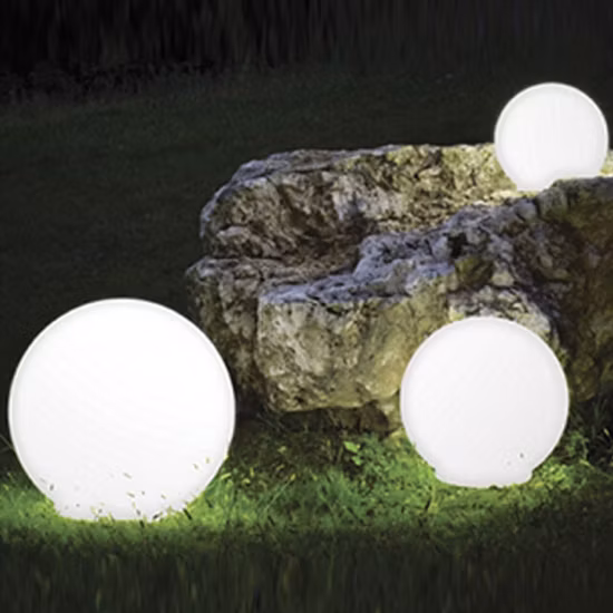 60cm exterior impermeable LED bola mágica luz LED ocio muebles decoración jardín bola