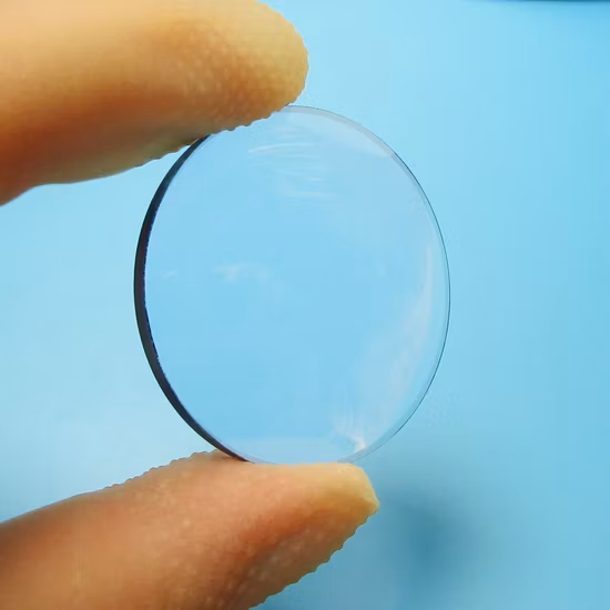 Lente de vidrio plano-convexo Bk7 de alto rendimiento con revestimiento