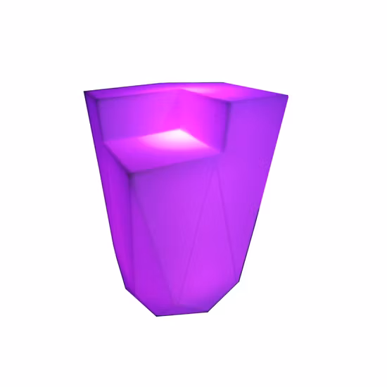 Mostrador de barra LED de cocina de plástico con muebles de barra para el hogar moderno con cambio de color blanco RGB Plus