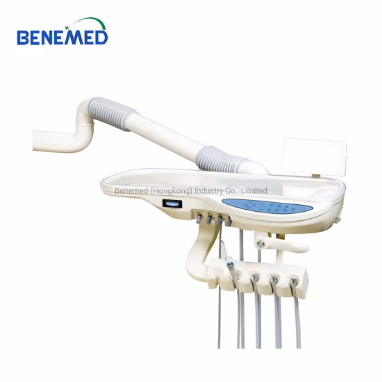 Silla plegable dental portátil con luz LED y unidad de turbina de aire